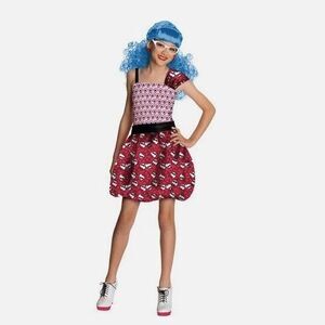 Monster High Ghoulia Yelps Halloween Costume-Large (10-12)-Rubies 881182-NEW